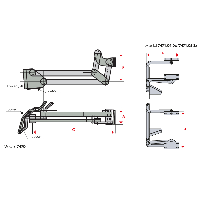Pantograph opening systems 7470/71